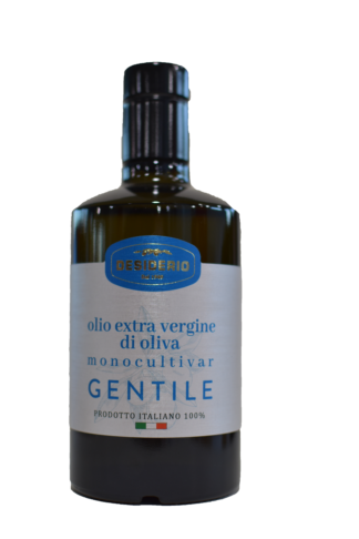 olio extra vergine di oliva monocultivar gentile desiderio