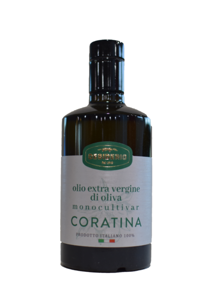 olio extra vergine di oliva monocultivar coratina desiderio