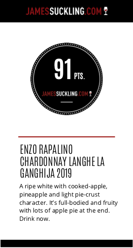 James Suckling La Ganghija chardonnay_2019