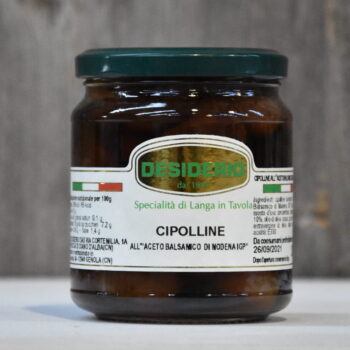 cipolline all'aceto balsamico olio desiderio