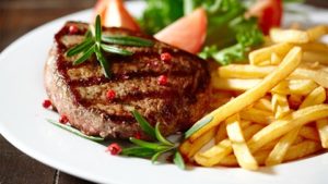 week van de steak friet
