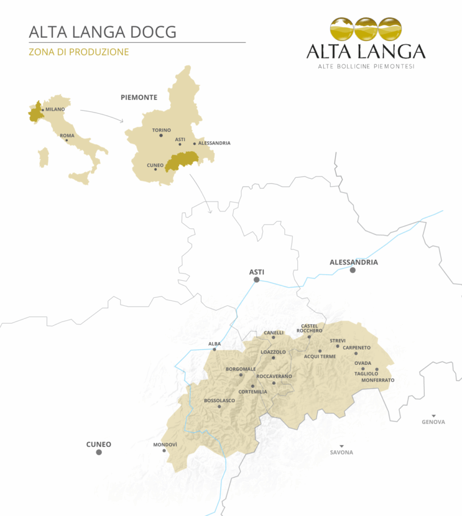 kaart Alta langa