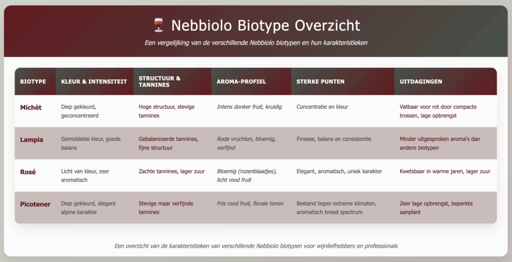 Nebbiolo Biotypes