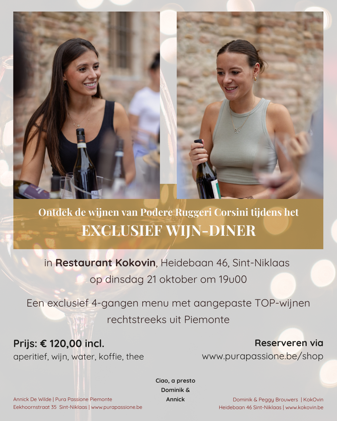 Wine & Dine KokOvin | 21 oktober