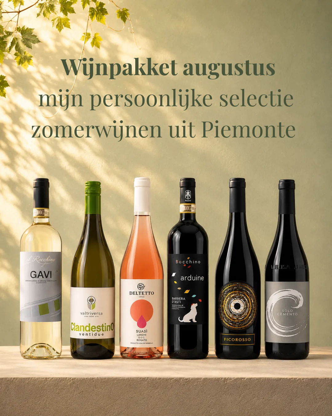Wijnpakket augustus